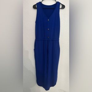 Blue tank top dress